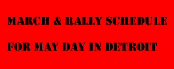 link - march & rally schedule in Detroit