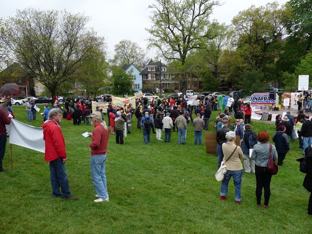 assembly at Clark Park and march to Roosevelt Park 12