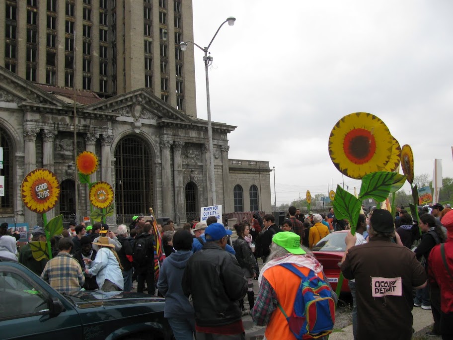 rally at Roosevelt Park and march to McNamara Federal Building 05