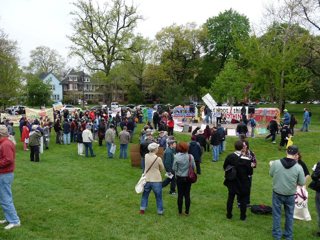 assembly at Clark Park and march to Roosevelt Park 10