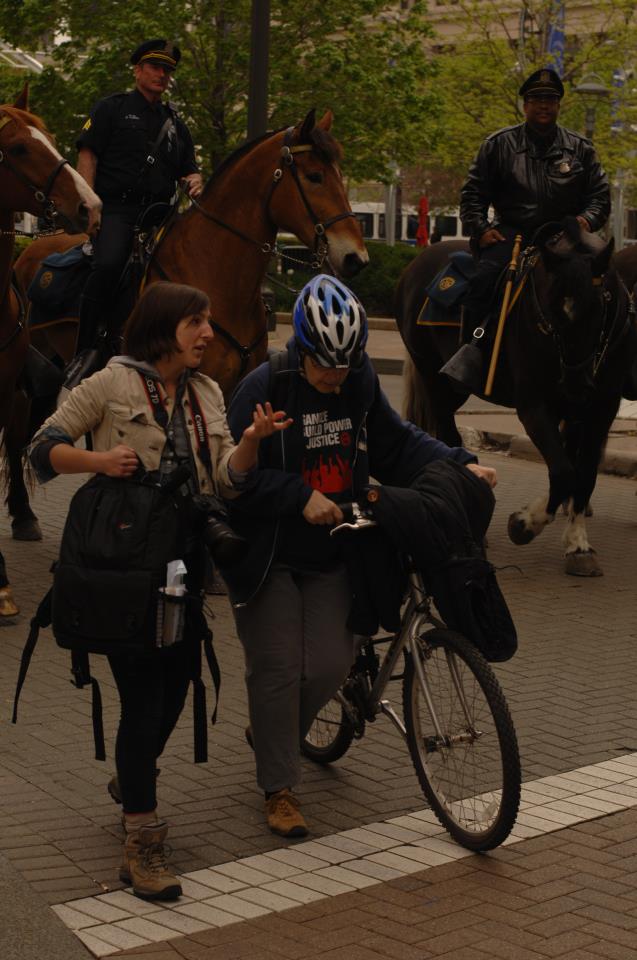 photographs of rally and general assembly at Grand Circusl Park 27