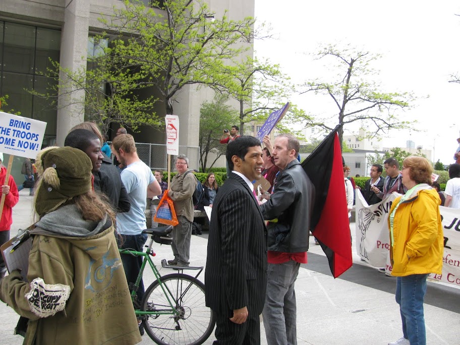 photographs of rally and general assembly at Grand Circusl Park 02