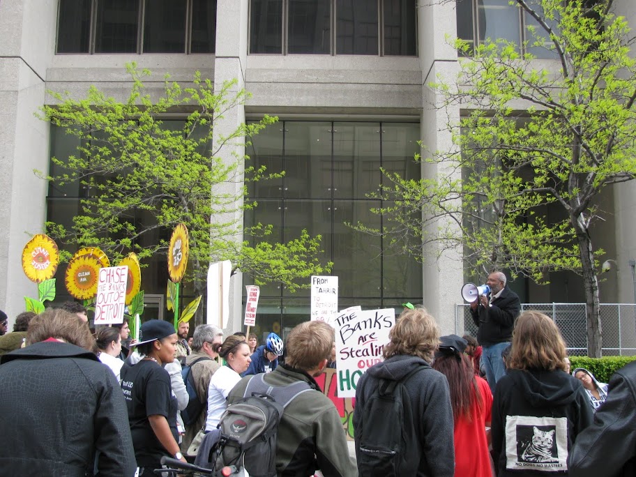 photographs of rally and general assembly at Grand Circusl Park 06