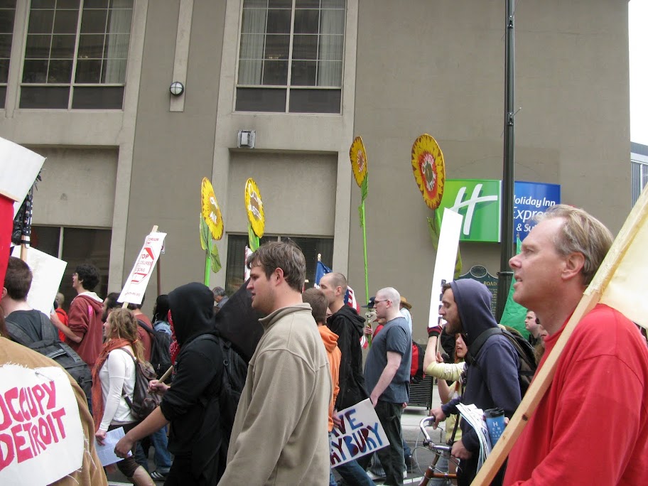 photographs of rally and general assembly at Grand Circusl Park 13