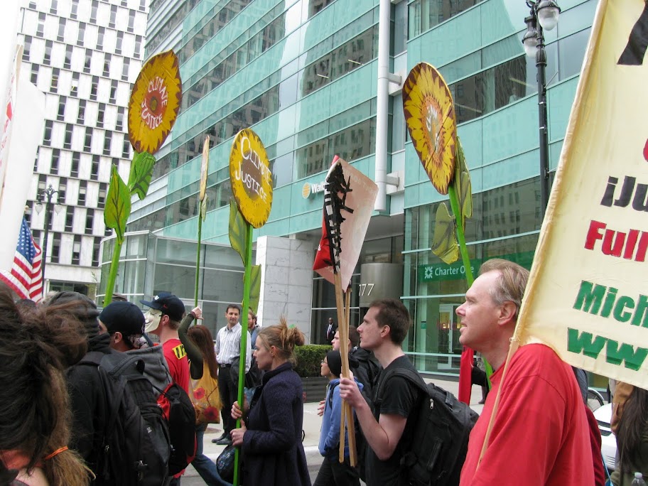 photographs of rally and general assembly at Grand Circusl Park 16
