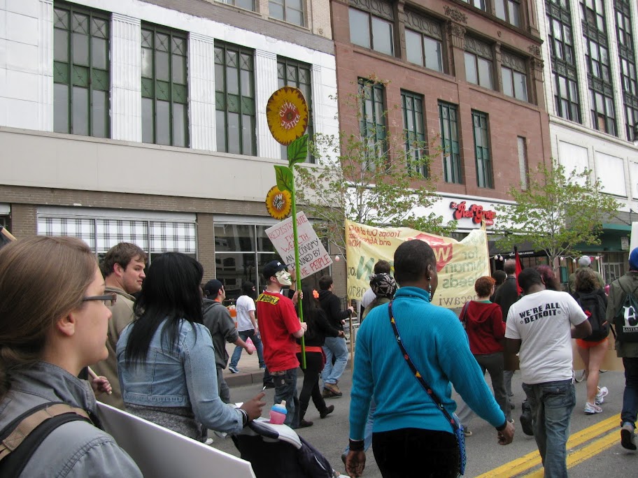 photographs of rally and general assembly at Grand Circusl Park 21