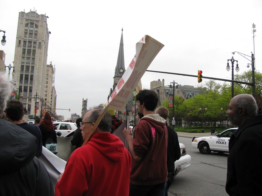 photographs of rally and general assembly at Grand Circusl Park 22