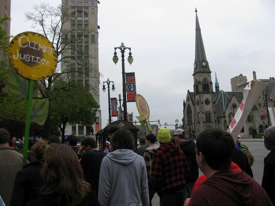 photographs of rally and general assembly at Grand Circusl Park 23